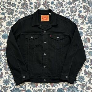 Levi's Black Denim Trucker Jacket
